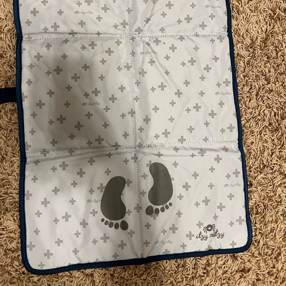 Itzy Ritzy Blue Backpack - Picture 5 of 7